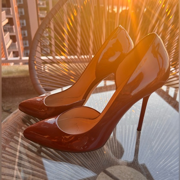 Gucci Amara wine red patent heel. Size 39. - Picture 3 of 7
